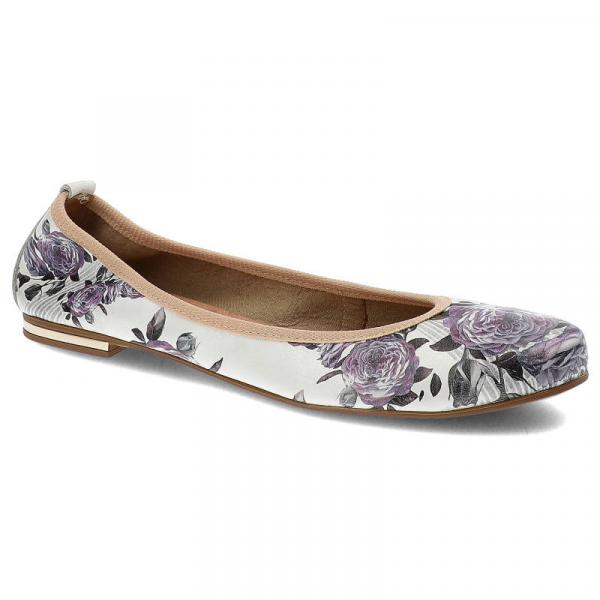 Białe Baleriny La'Viano Eleganckie Buty Damskie