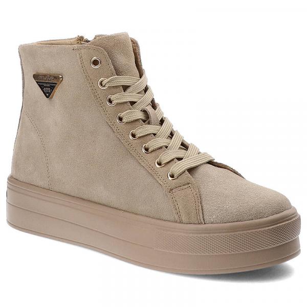 Beżowe Sneakersy Filippo Modne Buty Damskie