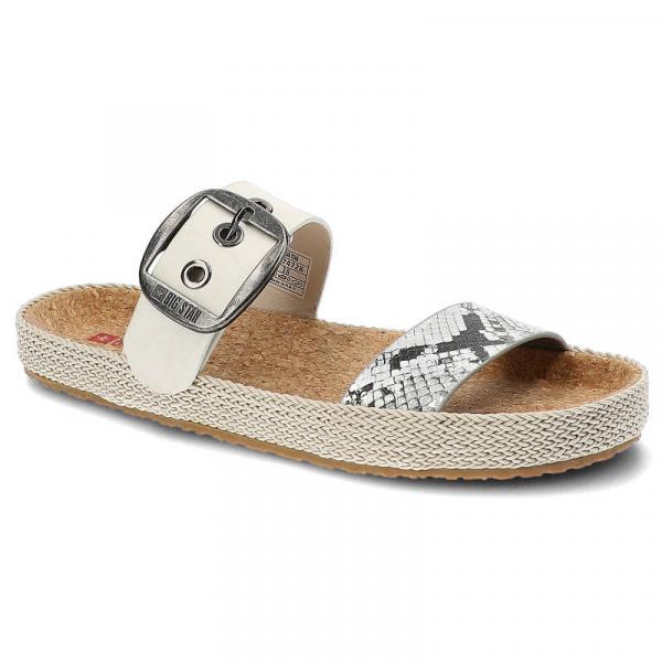 Białe Klapki Big Star Modne Buty Na Lato