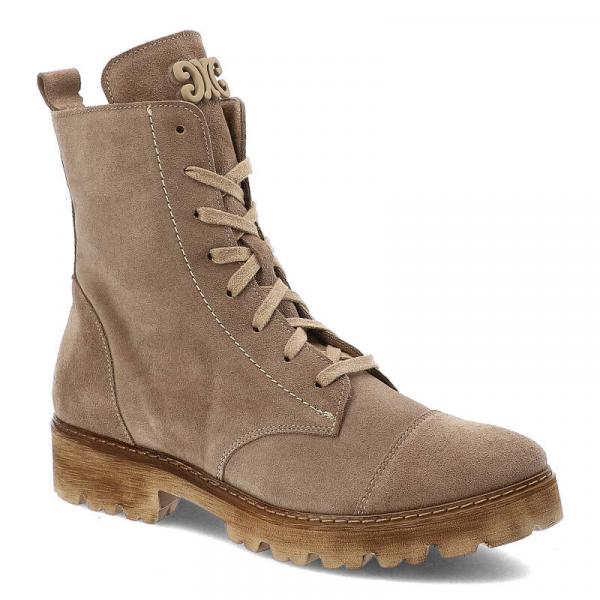 Beżowe Botki Armodo Modne Buty Na Jesień