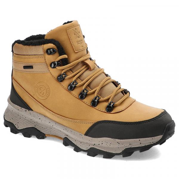 Beżowe Trekkingi Cross Jeans Ocieplane Buty Męskie