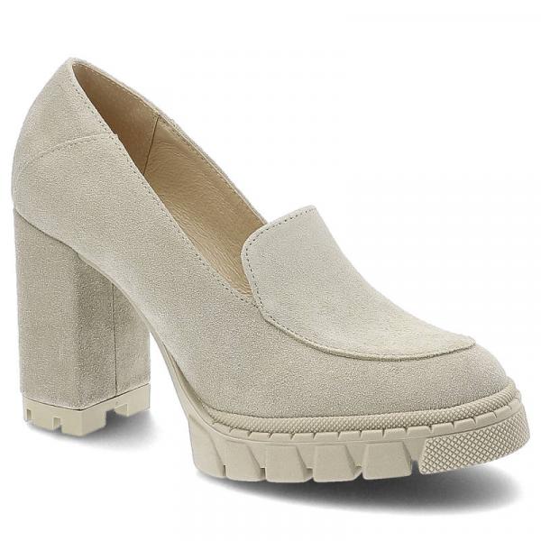 Beżowe Półbuty Armodo Eleganckie Buty Damskie