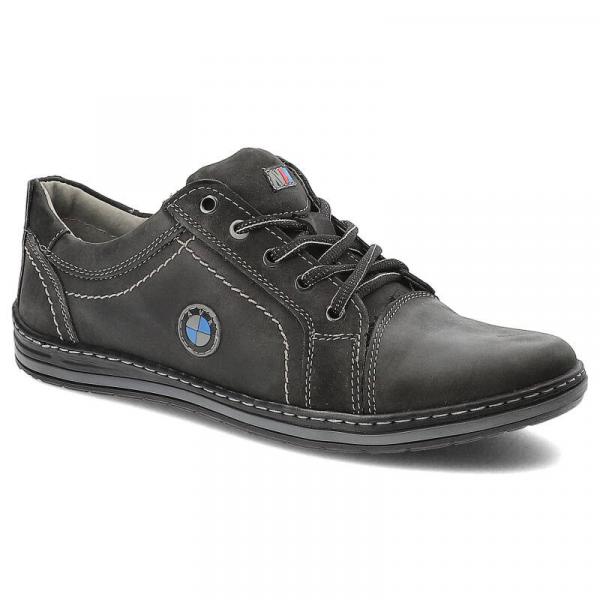 Czarne Półbuty Avanti Stylowe Buty Męskie