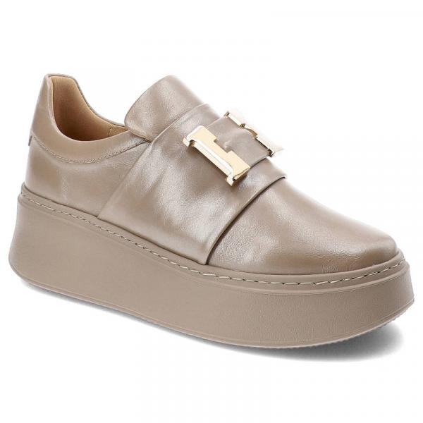 Beżowe Sneakersy Damiss Wygodne Buty Damskie