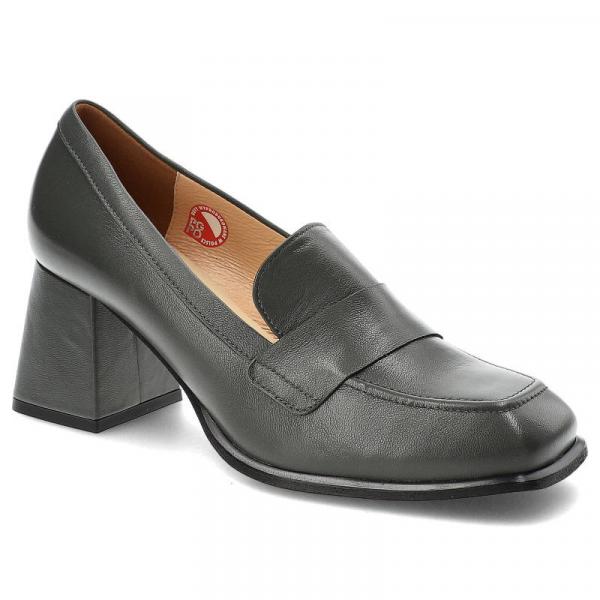 Szare Półbuty Armodo Damskie Eleganckie Buty