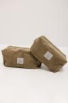 Kosmetyczka ze sztruksu w kolorze KHAKI-TRAVEL small size-MAŁY