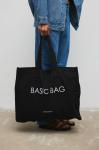 Torba typu shopper bag czarna large size BASIC BAG-UNI