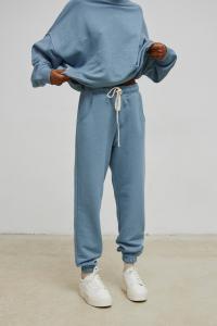 Spodnie dresowe typu jogger w kolorze BLUE MARINA - DRIPS-XS