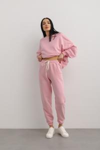 Spodnie dresowe typu jogger w kolorze BARBIE PINK - DRIPS-XS