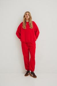 Spodnie typu jogger w kolorze INTENSE RED - AUSTIN-S