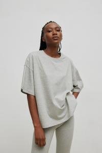 Tshirt typu oversize w kolorze GREY - ONLY-S