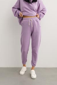 Spodnie dresowe typu jogger w kolorze LILA DREAM- DRIPS-S