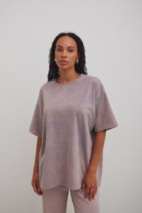 Tshirt typu oversize w kolorze FADED GREY - THORNE-S/M