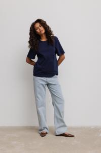 Damski T-Shirt w kolorze DARK NAVY - CAMAS-S/M