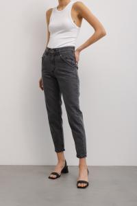 Spodnie jeansowe typu mom fit w kolorze GREY JEANS - JUST-XS
