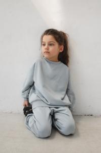 MINI bluza w kolorze POWDER BLUE- BASKET-92-98 (2-3)