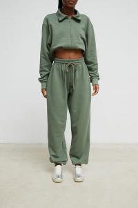Spodnie typu jogger w kolorze GREEN SALVIA - AUSTIN-XL