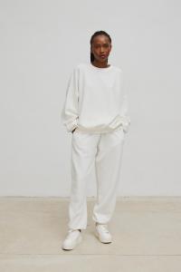 Spodnie typu jogger w kolorze WHITE CLOUD - AUSTIN-XS
