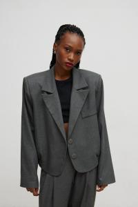 Krótka marynarka w kolorze GRAPHITE- AVEN-M/L