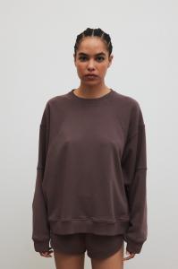 Bluza damska z przeszyciami w kolorze PURPLE TAUPE - NORD-UNI