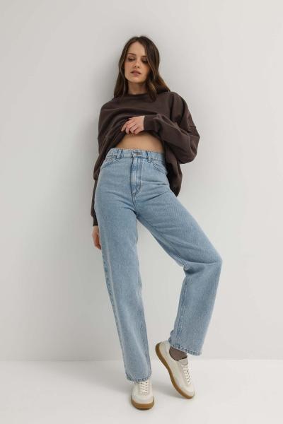 Spodnie typu relaxed fit w kolorze CLASSIC BLUE JEANS - MILES LONG-XS