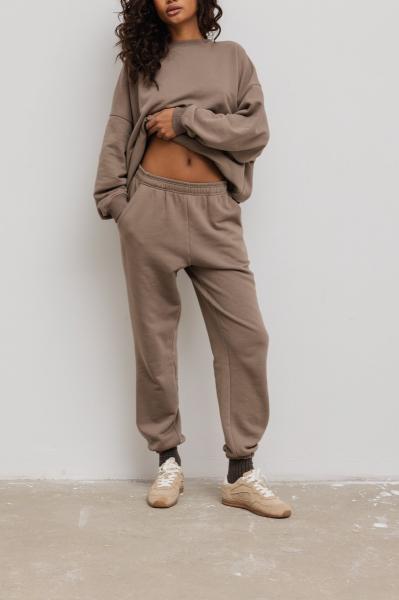 Spodnie dresowe w kolorze GRAY TAUPE - JOLLY-L