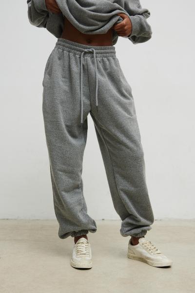 Spodnie typu jogger w kolorze GRAPHITE MELANGE - AUSTIN-L