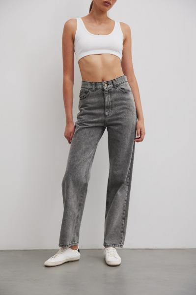 Spodnie typu relaxed fit w kolorze FADED GREY - MILES-S