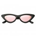 Okulary przeciwsłoneczne z polaryzacją damskie kocie Black/Pink V-165