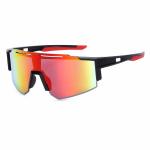 Sportowe okulary przeciwsłoneczne lustrzanki z filtrem UV400 Black/Red SVM-11D