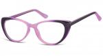 Okulary oprawki korekcyjne Kocie Oczy zerówki Sunoptic CP138D gradient purpurowy