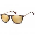 Okulary dziecięce nerdy Unisex lustrzanki matowe CS72D