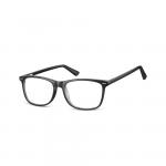 Okulary Zerówki klasyczne oprawy Sunoptic CP153 czarne, flex