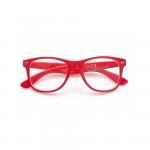 Czerwone okulary zerówki Nerdy NR-61