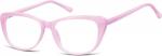 Okulary oprawki korekcyjne Kocie Oczy zerówki Sunoptic CP129C jasno fioletowe
