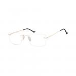 Bezramkowe Okulary oprawki korekcyjne Sunoptic 984D złote