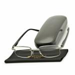 Plusy +3.00 okulary bezramkowe do czytania korekcyjne ST323X czarne