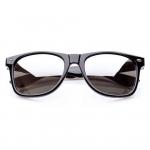 Okulary przeciwsłoneczne Lustrzanki Czarne nerdy 799