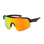 Rowerowe okulary przeciwsłoneczne sportowe z czerwoną lustrzanką Arctica S-339B