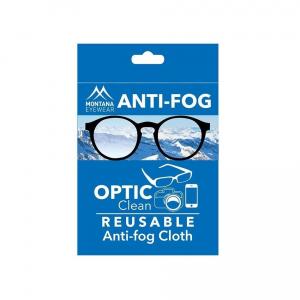 Ściereczka AntiFog zapobiegająca parowaniu okularów i obiektywów do 200 użyć - Działa 24h