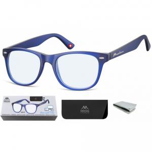 Okulary z filtrem do Komputera i Czytania moc: +1,50 Plusy z Antyrefleksem Montana BLFBOX67C