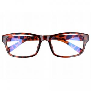 Prostokątne a'la Nerdy zerówki z Antyrefleksem okulary z filtrem ST1202A