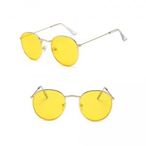 Żółte okulary rozjaśniające lenonki STEC-13