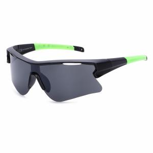 Sportowe okulary przeciwsłoneczne z filtrem UV400 Black/Green SVM-12B