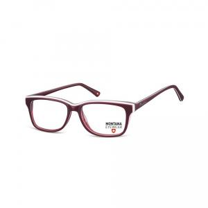 Okulary oprawki korekcyjne, optyczne nerdy Montana MA81E bordowe
