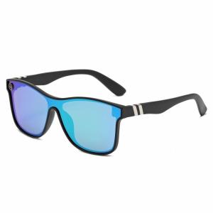 Męskie Okulary przeciwsłoneczne pełne MAXAIR z filtrem UV400 Black/Blue ST-MAX2D