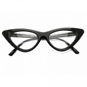 Okulary Kocie oczy okulary Zerówki Damskie CAT EYES F-291C