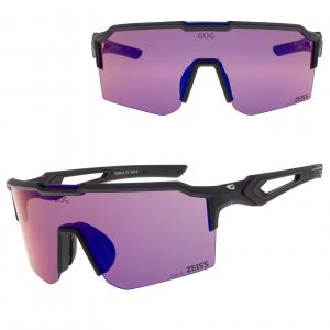 Okulary przeciwsłoneczne sportowe LENS BY ZEISS - GOG E620-2 czarny/fiolet