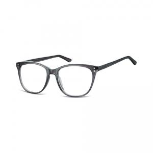 Okulary oprawki zerówki korekcyjne Unisex Sunoptic AC22B ciemny szary