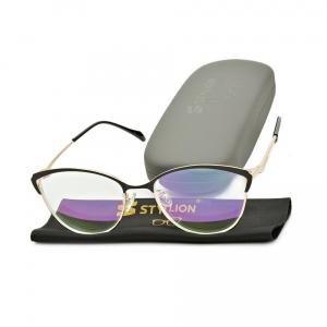 Plusy +2.50 damskie okulary do czytania korekcyjne z antyrefleksem ST317BR